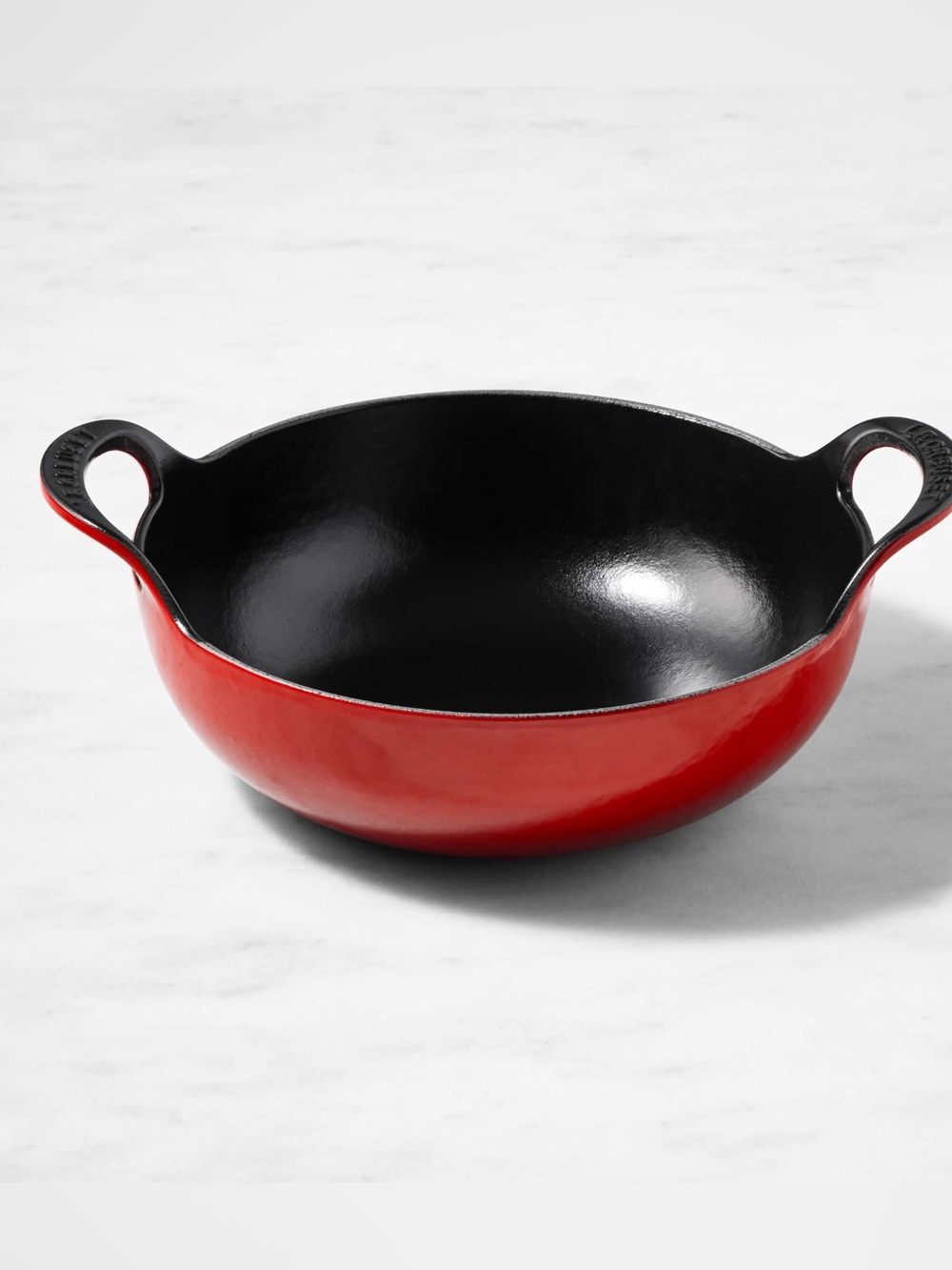 Le Creuset Cerise Red Balti Dish Boel Cast Iron